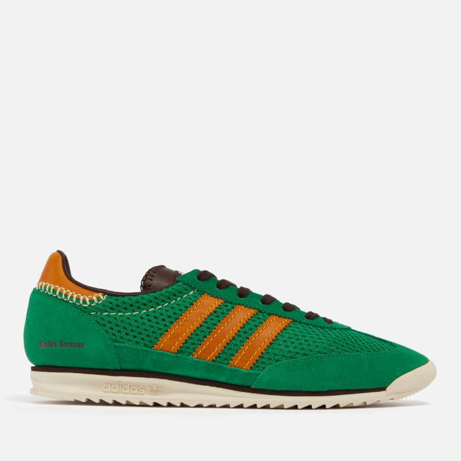 Adidas x Wales Bonner SL72 Crochet and Suede Trainers | Coggles (Global)