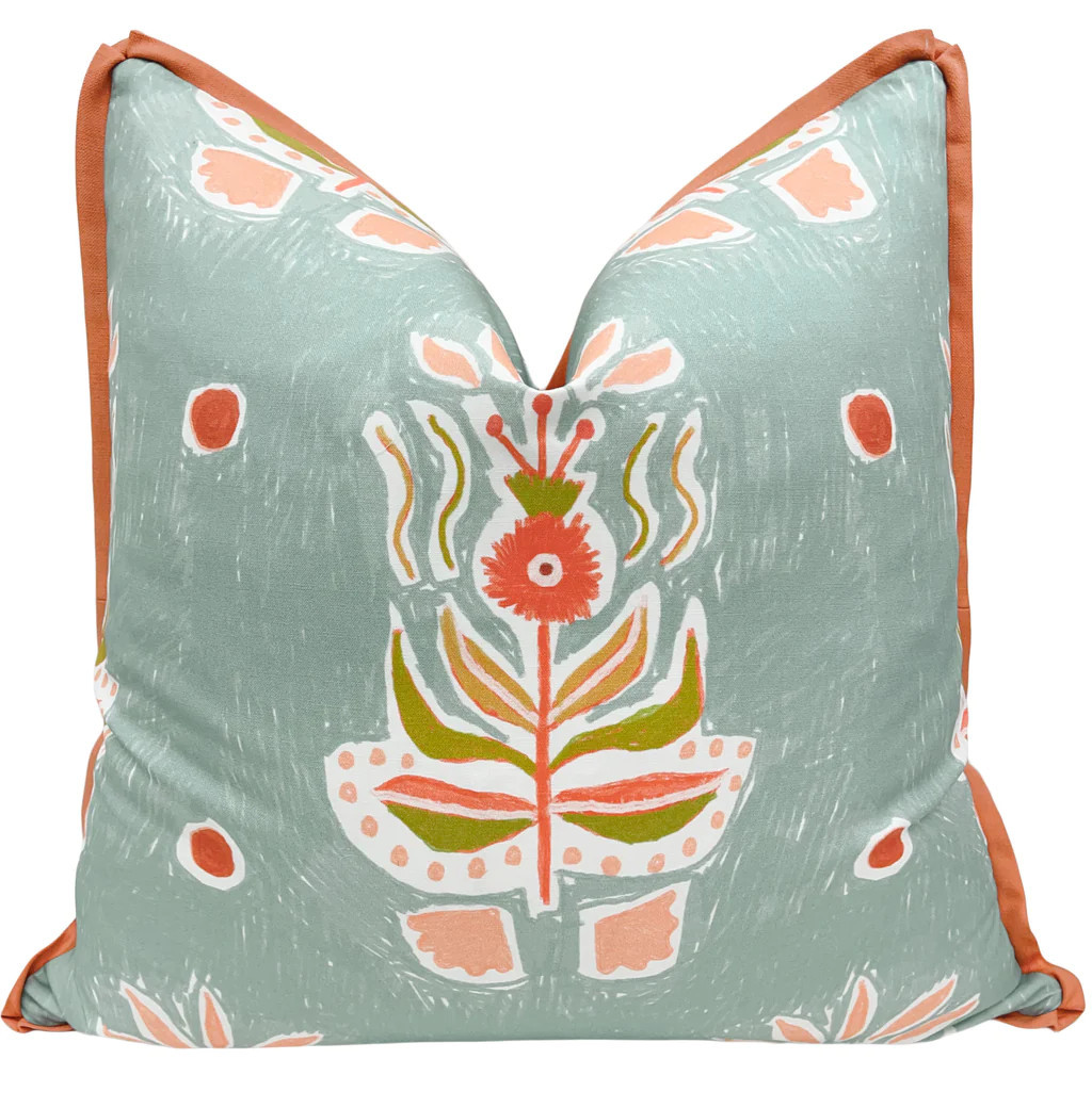 OCS X LDC | LULIE WALLACE : REBEKAH // FRENCH BLUE + CLASSIC LINEN // PERSIMMON | LITTLE DESIGN COMPANY