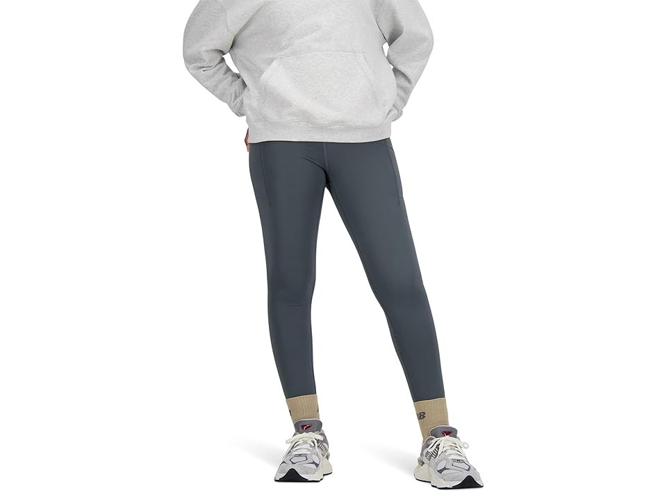 New Balance Harmony Pocket High-Rise Leggings 27 Women's Clothing Graphite: LG 27 | Zappos.com
