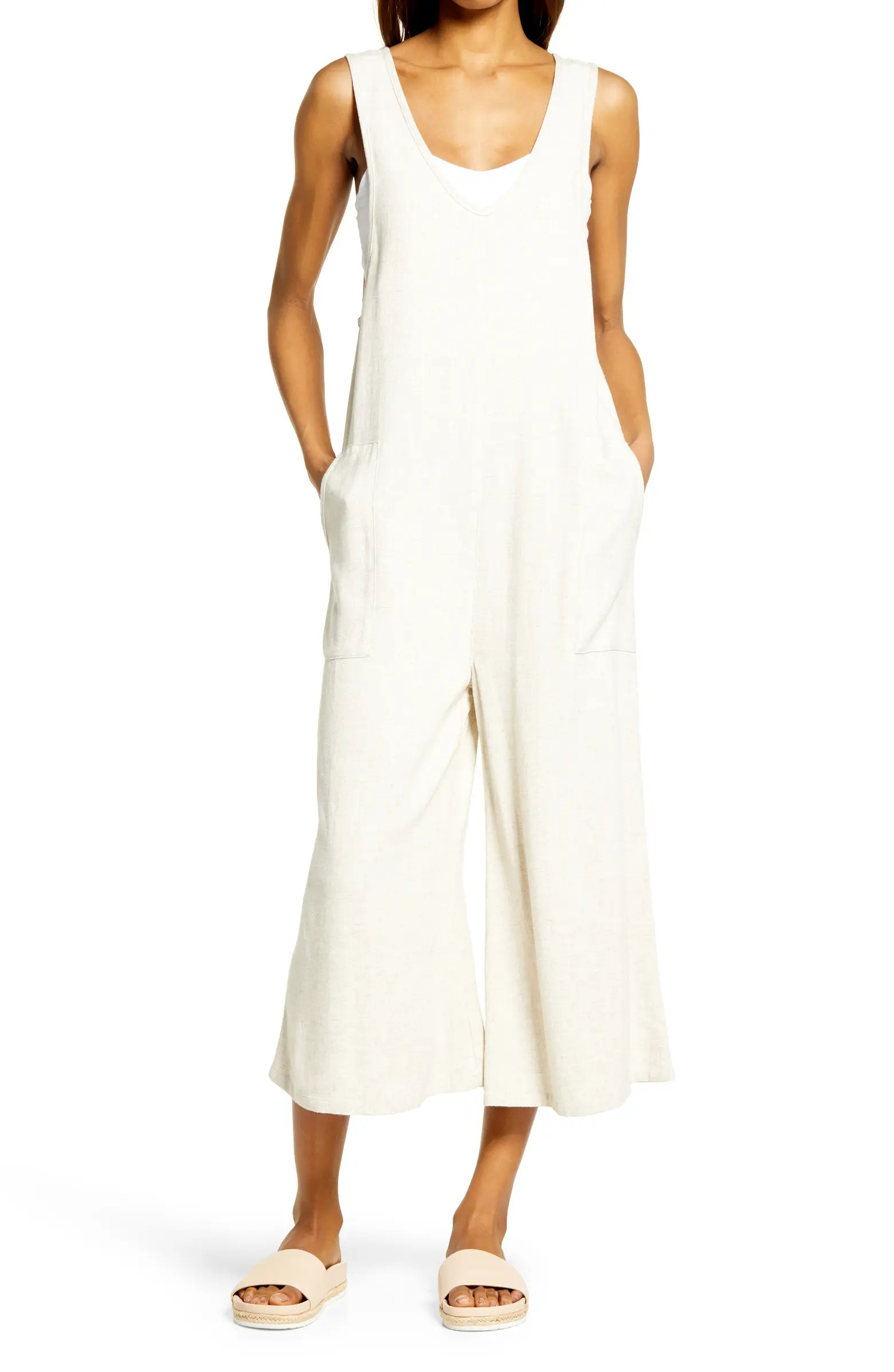 Sleeveless Wide Leg Jumpsuit | Nordstrom