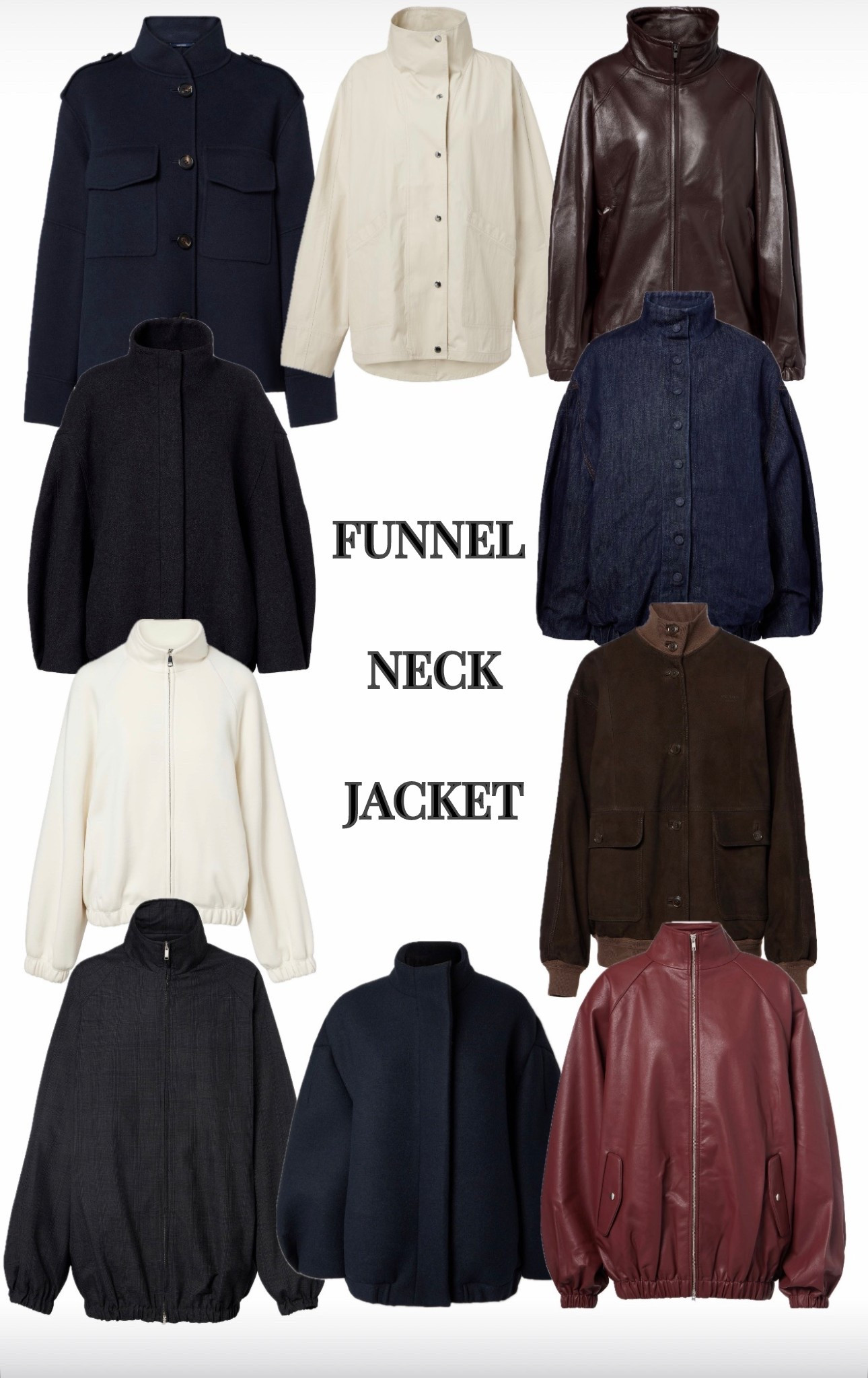 It’s official! Stylish people are wearing funnel neck jackets this season! I made a selection of the best! Any of these will serve you in style for a very long time! 

#LTKSeasonal #LTKOver40 #LTKStyleTip