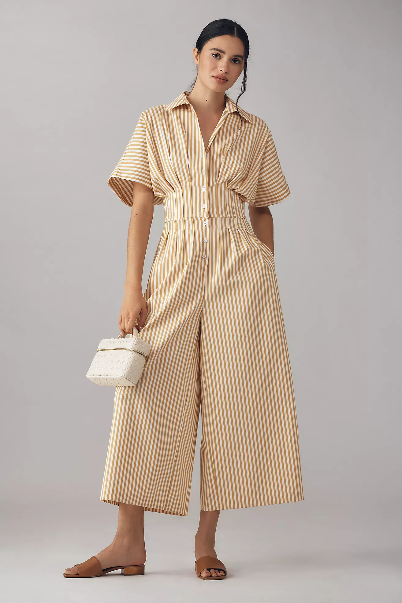 The Tobie Pleated Jumpsuit by Exquise | Anthropologie (US)