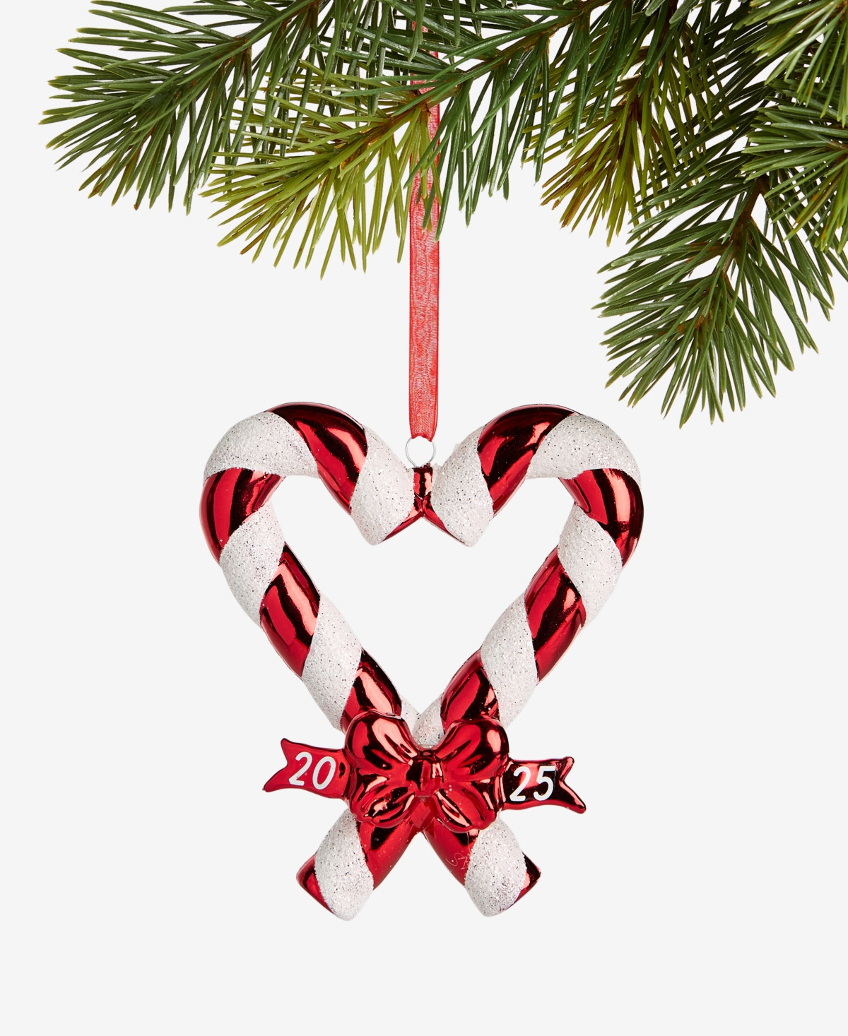 Holiday Lane Our First Christmas 2025 Candy Cane Heart Ornament, Macy's Exclusive | Macy's