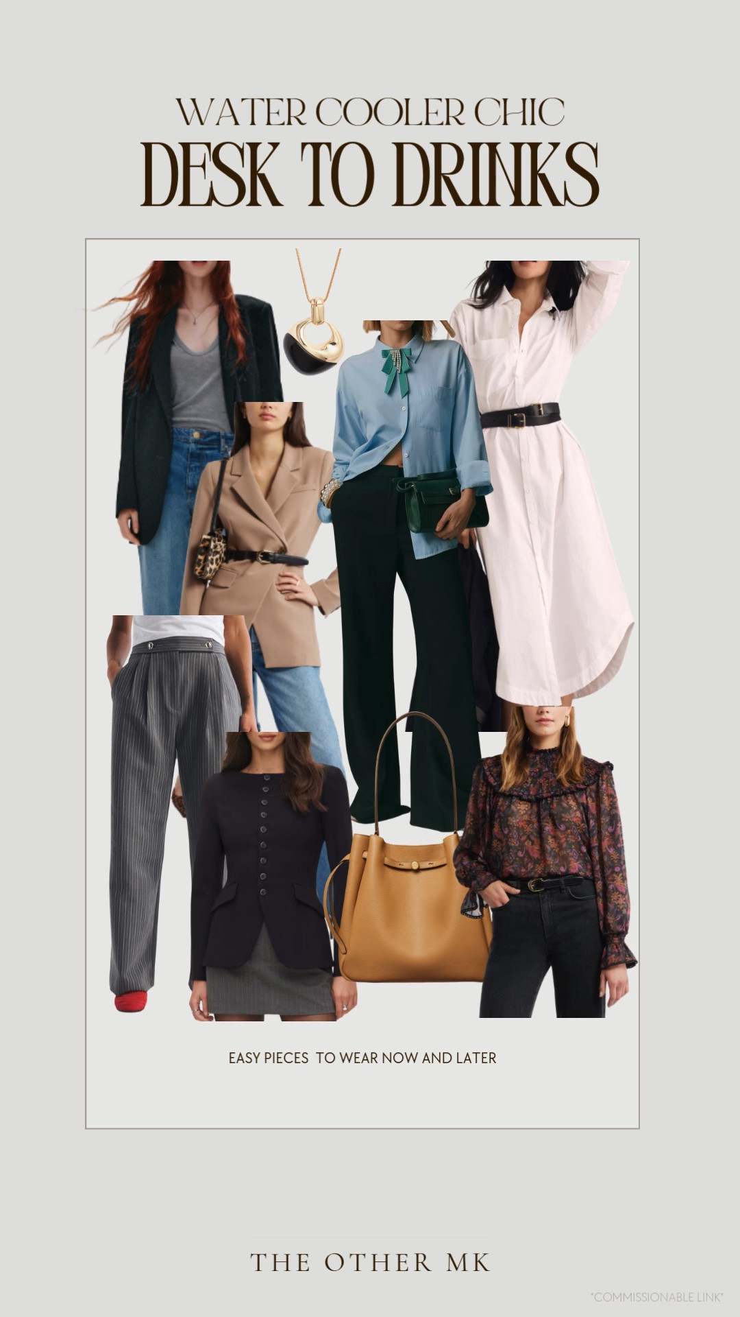 Wear now and later, midsize fashion, workwear, work dress, trousers, blouse, happy hour look, blazer, tote, trending, office outfit, business casual outfits, chic office looks 

#LTKootd #LTKSeasonal #LTKMidsize