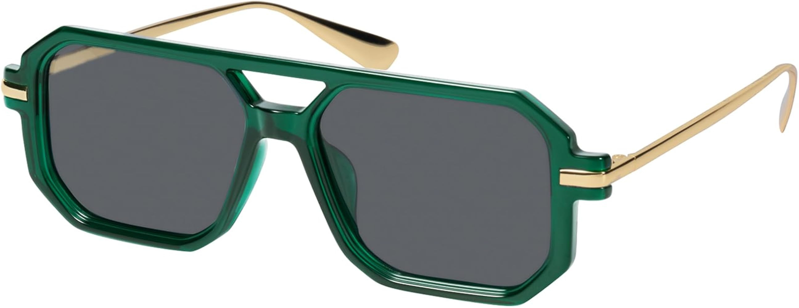 mosanana Trendy Aviator Sunglasses for Women with Polarized Lens Small Retro Style MS52591 | Amazon (US)