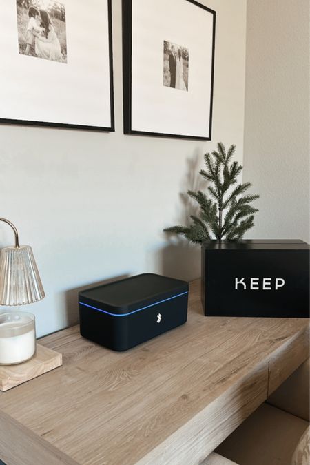 With Keep, you can keep medications safe, hidden in plain site and controlled by an app! The app notifies you any time the box has been tampered with or moved. I can keep medication away from little hands plus the modern minimal design blends with my room. AD

#LTKGiftGuide #LTKfamily #LTKhome