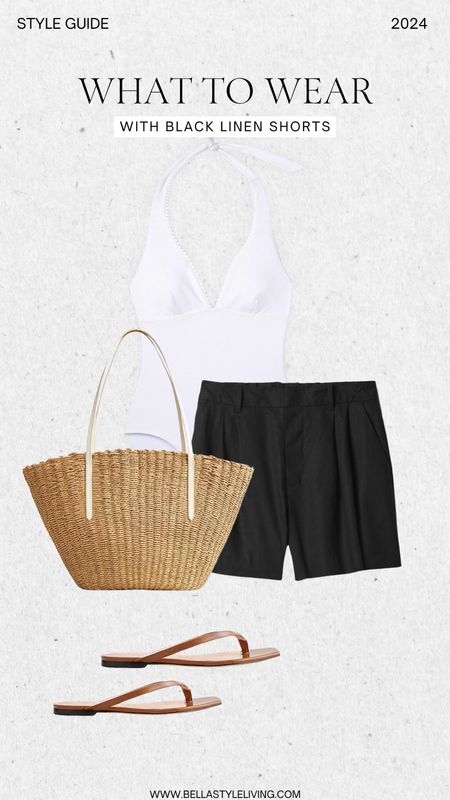 How to style linen shorts for summer 

#LTKstyletip #LTKSeasonal #LTKfindsunder50