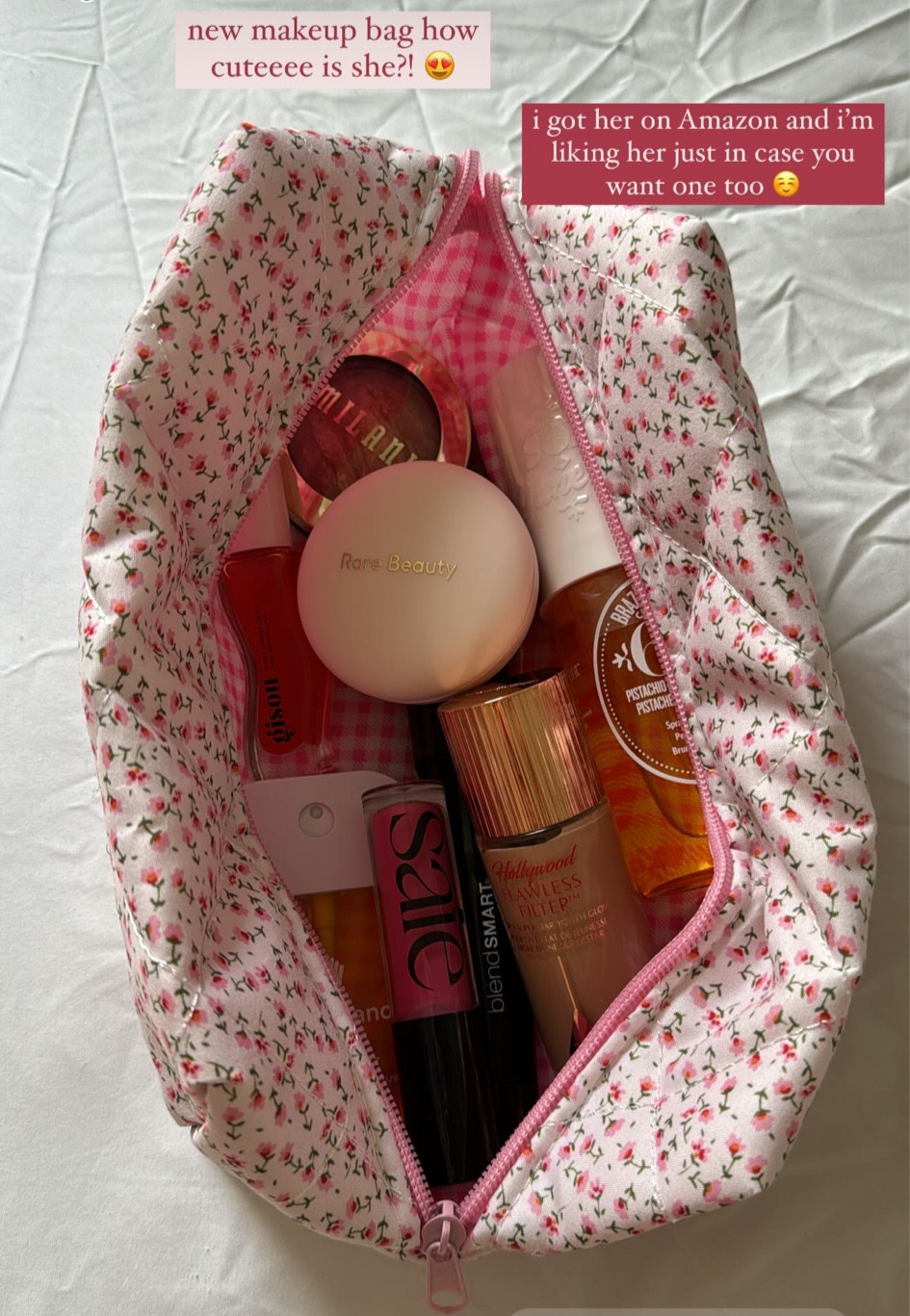 new makeup bag 🩷

#LTKGiftGuide #LTKbeauty #LTKstyletip