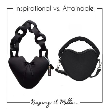 Inspirational vs Attainable: the puffy heart bag. One from Coach, the other from Target. Both super cheeky and cute!

#LTKItBag #LTKStyleTip #LTKFindsUnder50