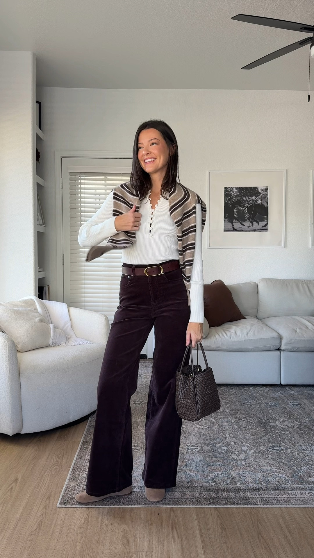 I’m 5’7” wearing a size medium in the cardigan and sweater and 25 in the jeans. Linking some similar  

#LTKFindsUnder100 #LTKootd