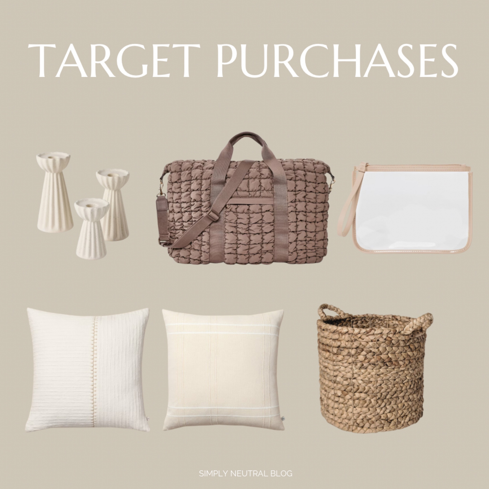 Target purchases 🤍🤎

#LTKFindsUnder50 #LTKMostLoved #LTKHome