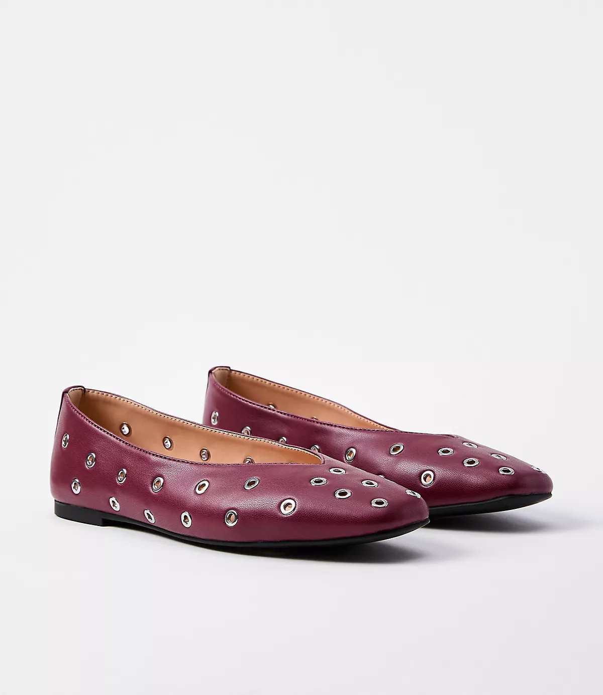 Grommet High Vamp Ballet Flats | LOFT