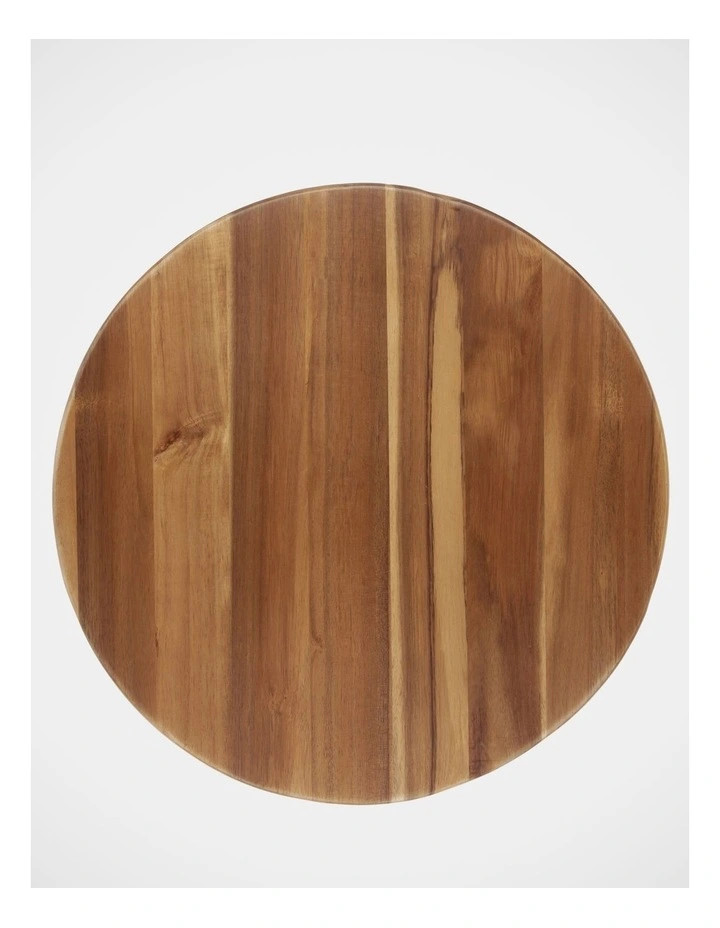 Acacia Wood Lazy Susan 50cm in Natural | Myer