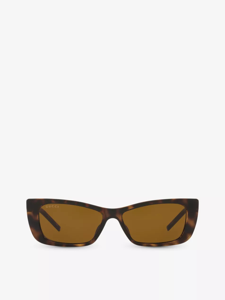 GG1681S cat-shape acetate sunglasses | Selfridges