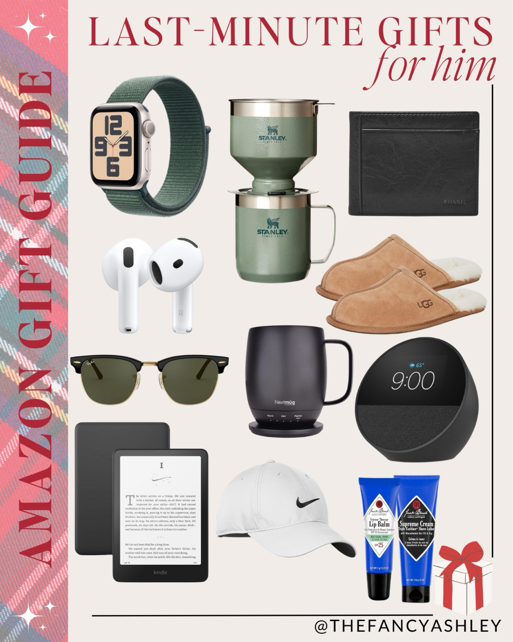 I've got you covered with the best last-minute gift ideas for him! These @amazon finds are perfection. Perfectly priced, perfectly thoughtful, and they’ll arrive just in time for Christmas.

#LTKGiftGuide #LTKWatchNow #LTKHoliday