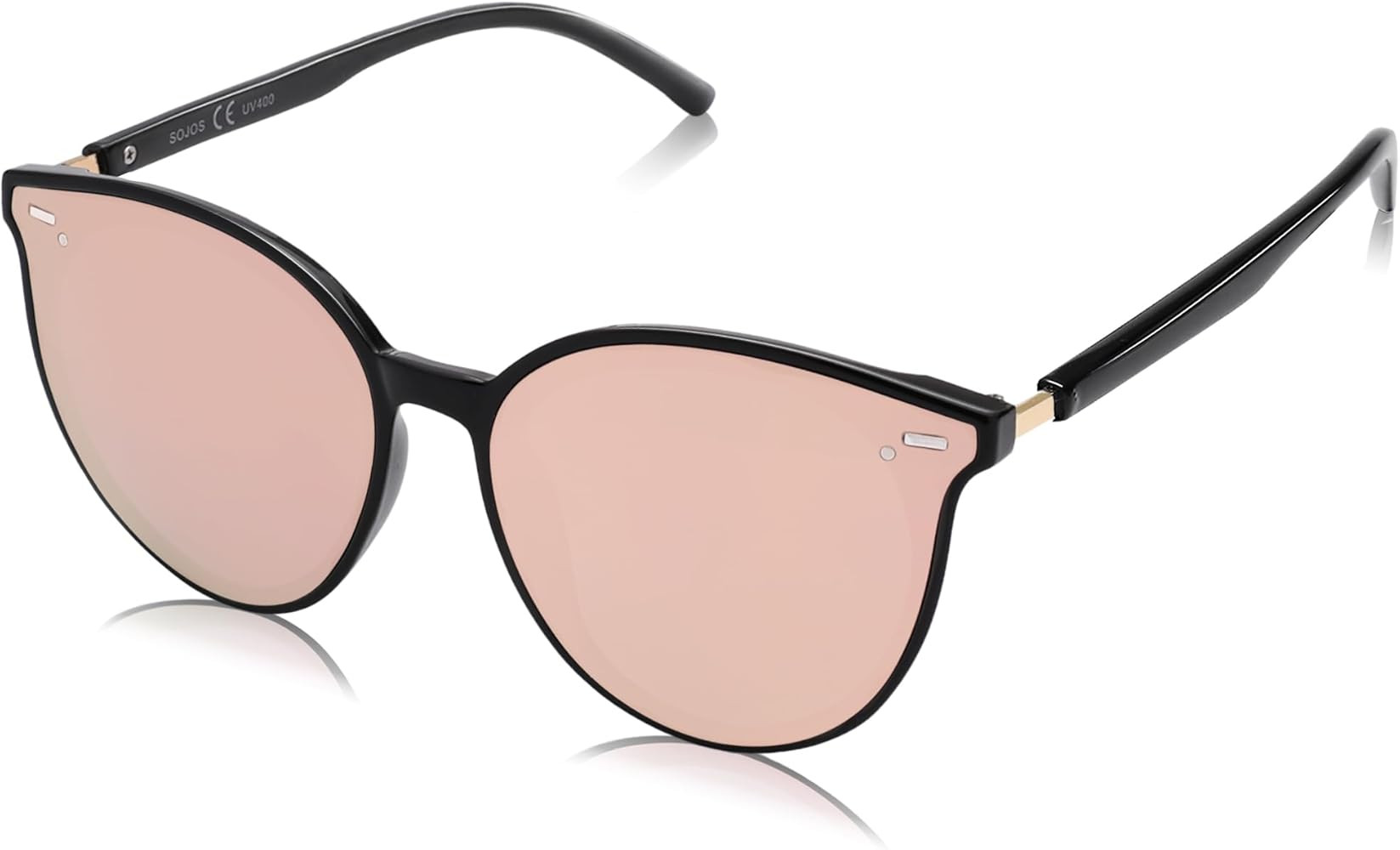 SOJOS Sunglasses Womens Trendy 2025 Classic Round Retro Vintage Shades Large Frame Sunnies SJ2067 | Amazon (US)