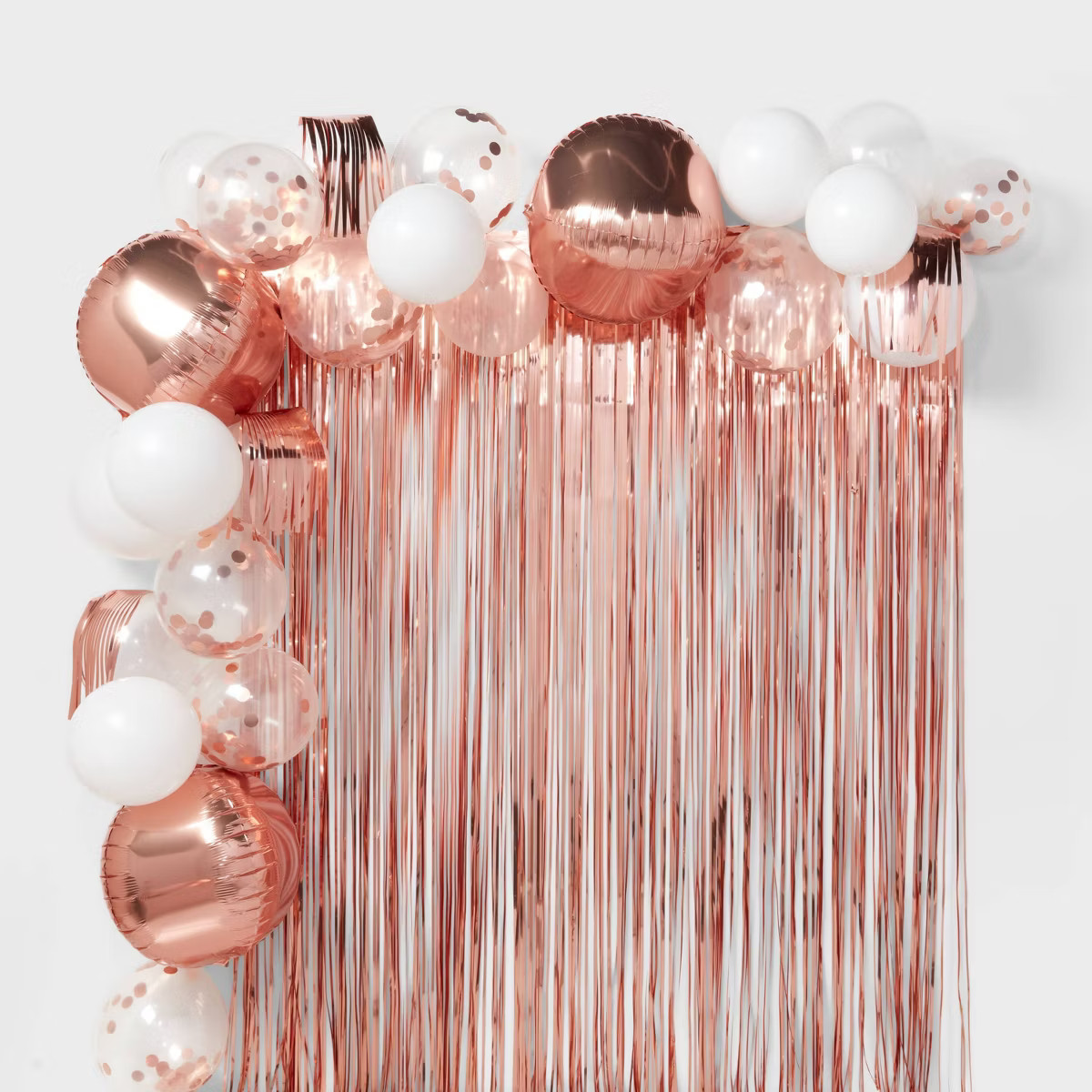 48ct Balloon Arch Garland Décor Kit with Backdrop Rose Gold - Spritz™ | Target