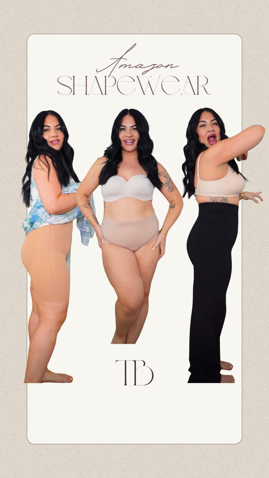 Some of my fav shapewear all from Amazon!!

wearing a size large for reference

amazon, amazon shapewear, shapewear, bra, bralette, tb, tummy control, midsize, tori block 

 #LTKootd #LTKmomlife #LTKMidsize