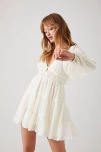 Plunging Tiered Babydoll Dress | Forever 21 (US)