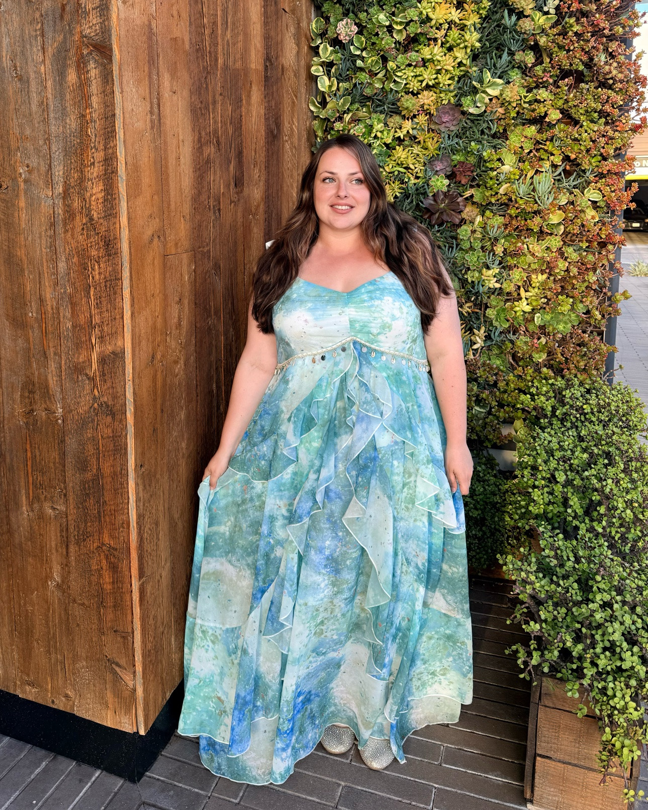 The prettiest plus size mermaid style dress ever! 

Plus size wedding guest 
Plus size date night

#LTKootd #LTKPlusSize #LTKTravel