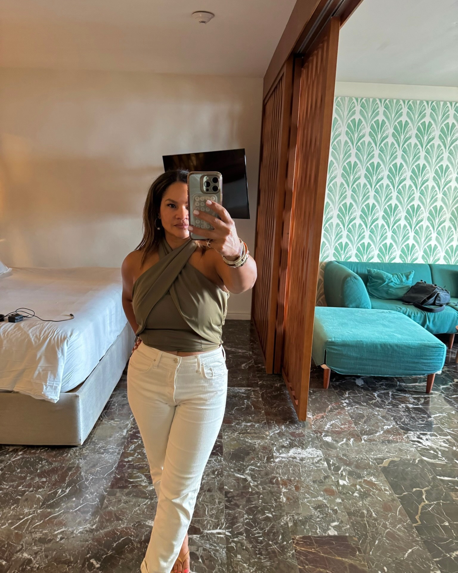 This halter top is one of the cutest I love it so much I bought it in 2 different colors! Pair with some jeans and you have the cutest outfit! 

#LTKOver40