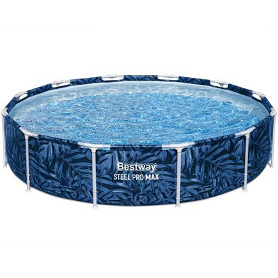 Bestway: Steel Pro MAX - 12' x 30" Round Pool Set, Above Ground, Pump, Steel Frame | Target