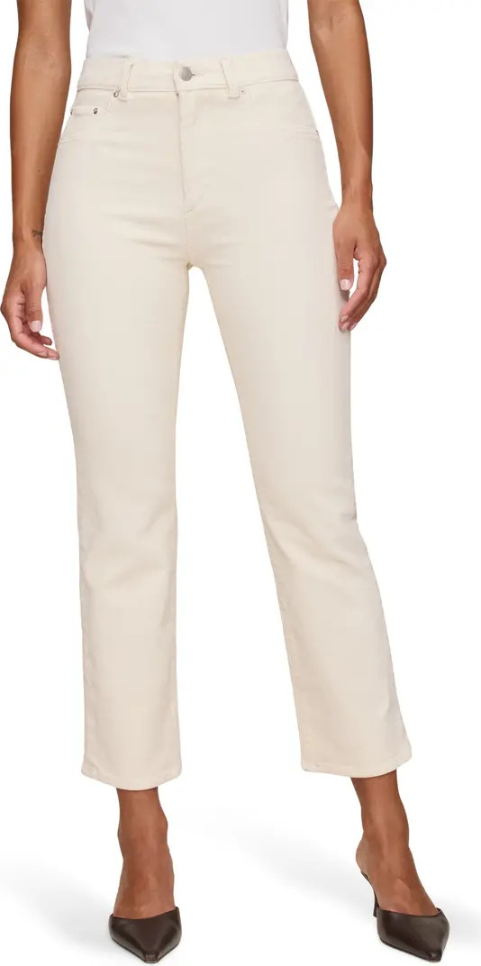 Patti High Waist Ankle Straight Leg Corduroy Jeans | Nordstrom