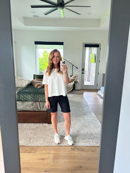 A comfy summer outfit from @walmartfashion. Loving these shorts and this top is AMAZING. 

#LTKunder50 #LTKstyletip