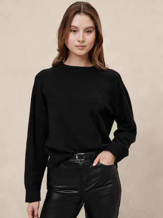 Perfectly Soft Crew-Neck Sweater | Banana Republic Factory