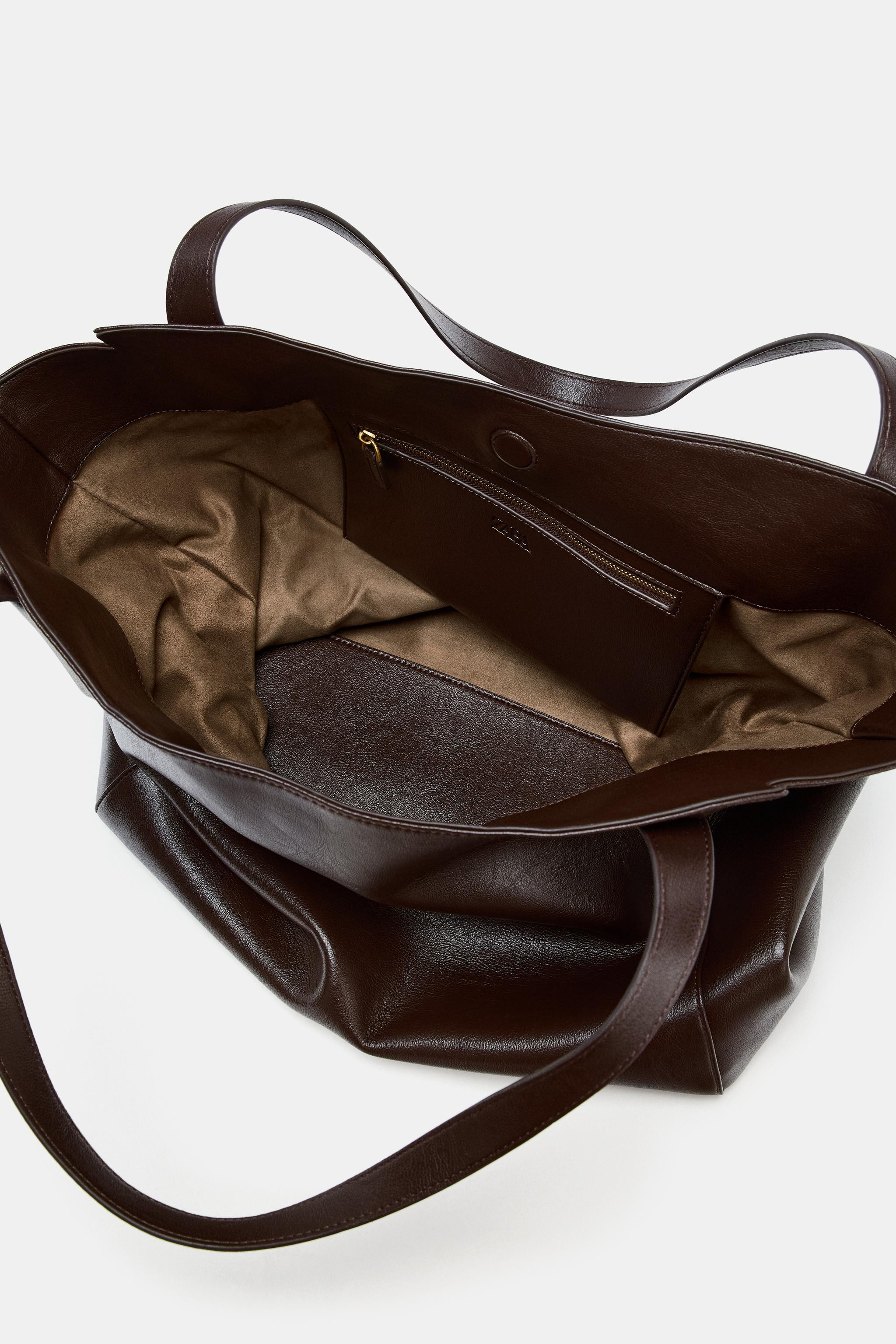 SAC MAXI SHOPPER DÉTAIL ANSES | Zara US