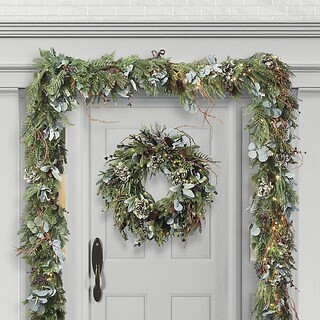 Peony And Pine Cone Wreath | Frontgate | Frontgate