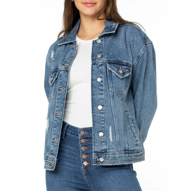 Celebrity Pink Women's Boyfriend Jacket | Walmart (US)