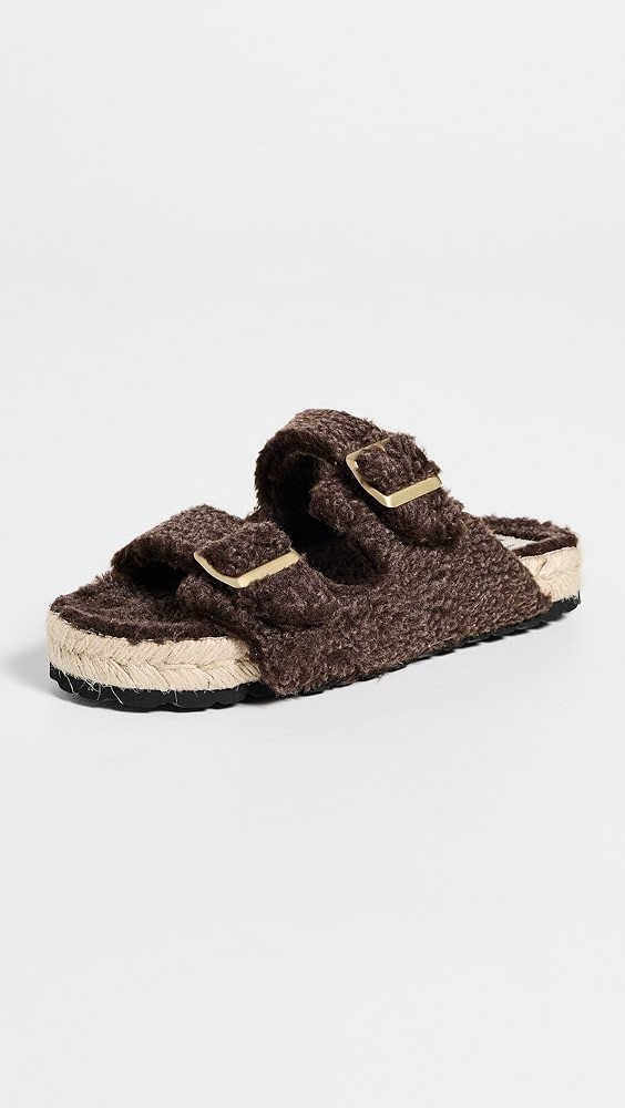Nordic Faux Fur Sandals | Shopbop