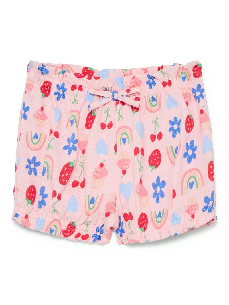 Wonder Nation Baby Girl Bubble Shorts, Sizes 0-24 Months | Walmart (US)