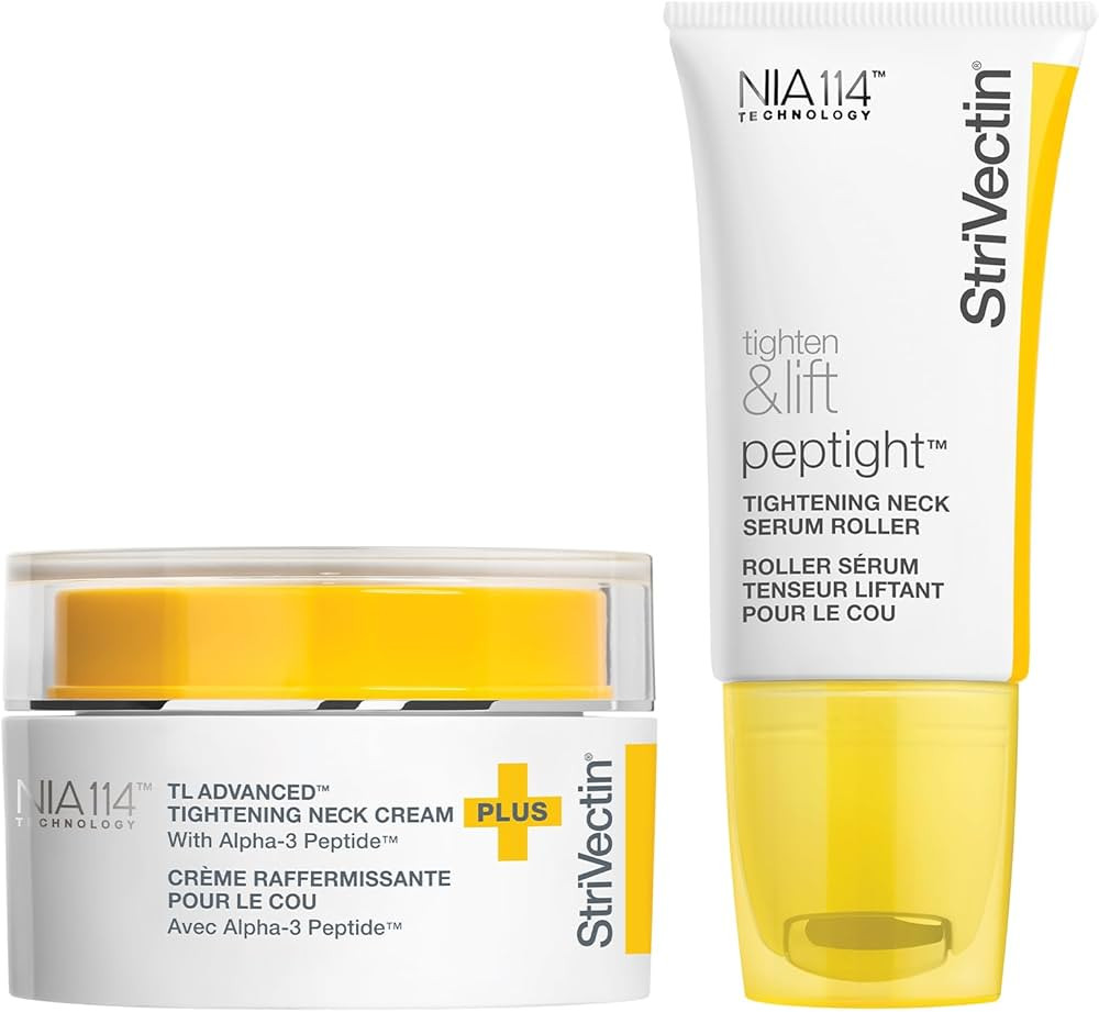 StriVectin Tighten & Smooth Neck Cream and Neck Serum Roller Anti-aging Skin Care 2-Piece Set, Sm... | Amazon (US)