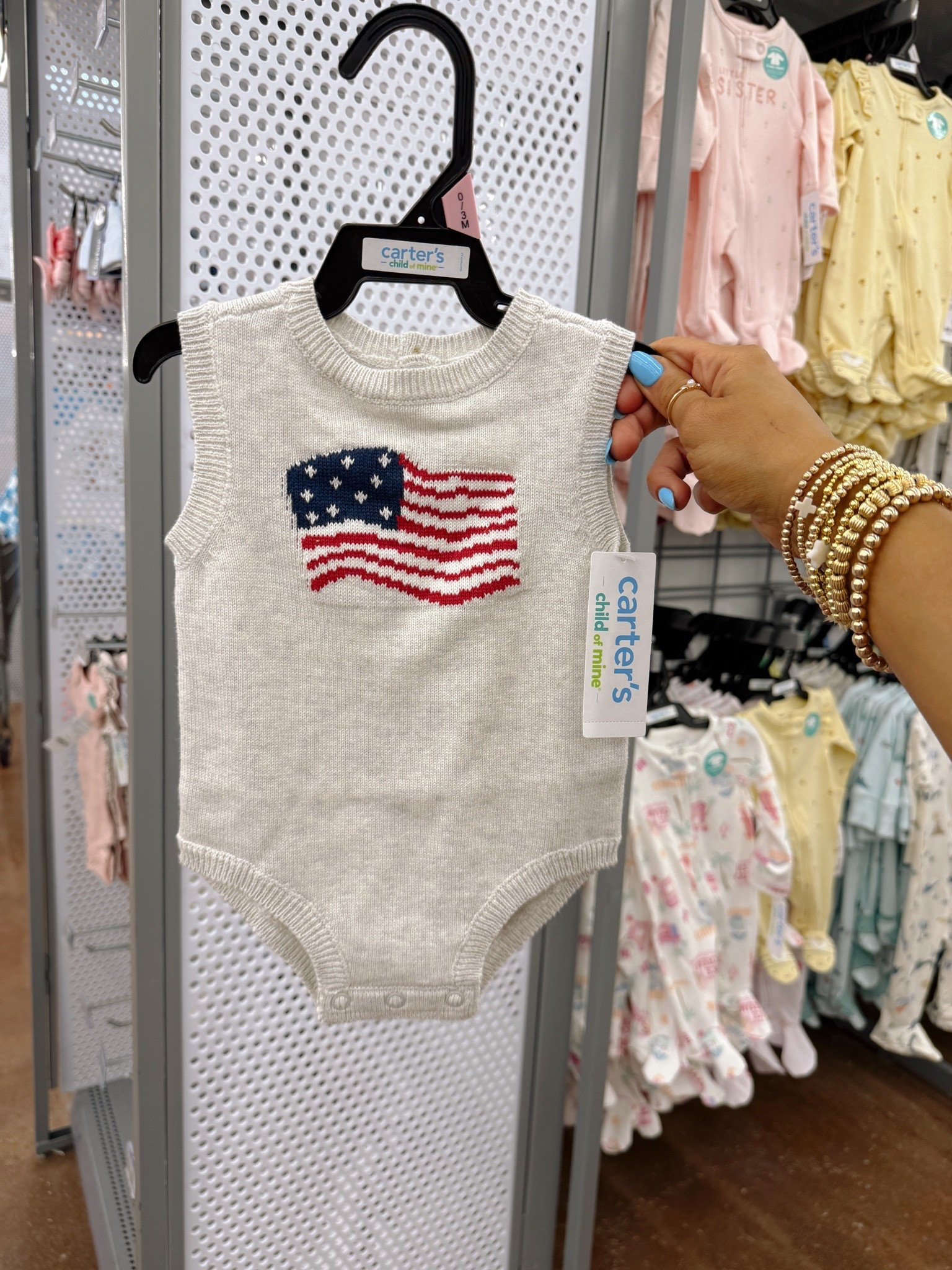 4th of July onesie 🇺🇸