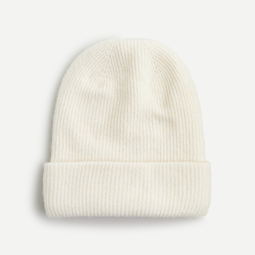 Ribbed beanie in supersoft yarn | J. Crew US