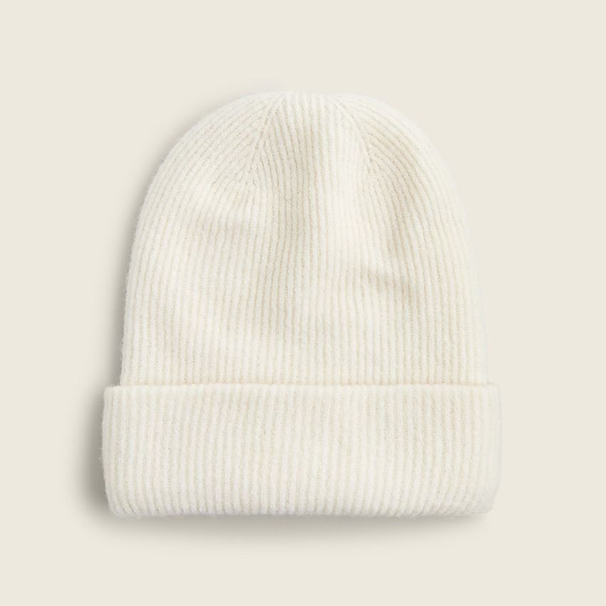 Ribbed beanie in supersoft yarn | J.Crew US