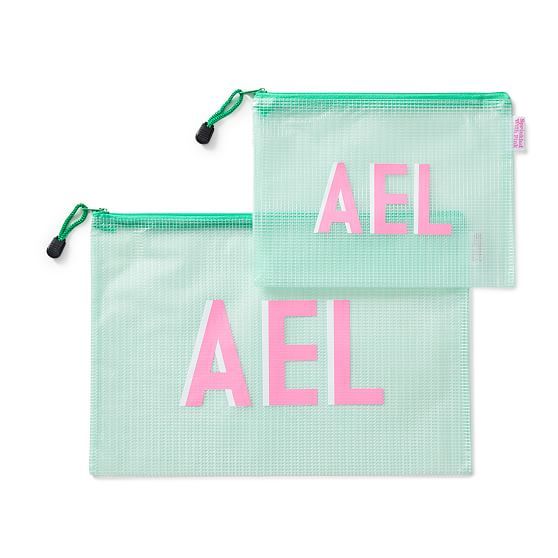 Poolside Clear Pouch, Set of 2 | Mark and Graham | Mark and Graham