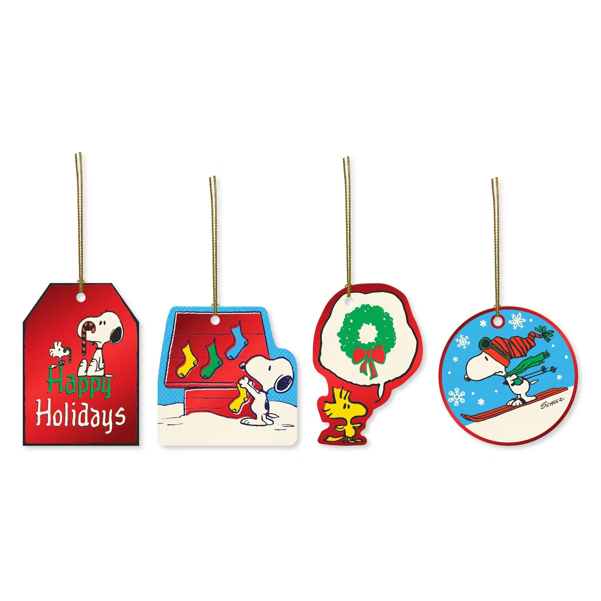 American Greetings 16ct Peanuts Die Cute Premium Luggage Tag | Target