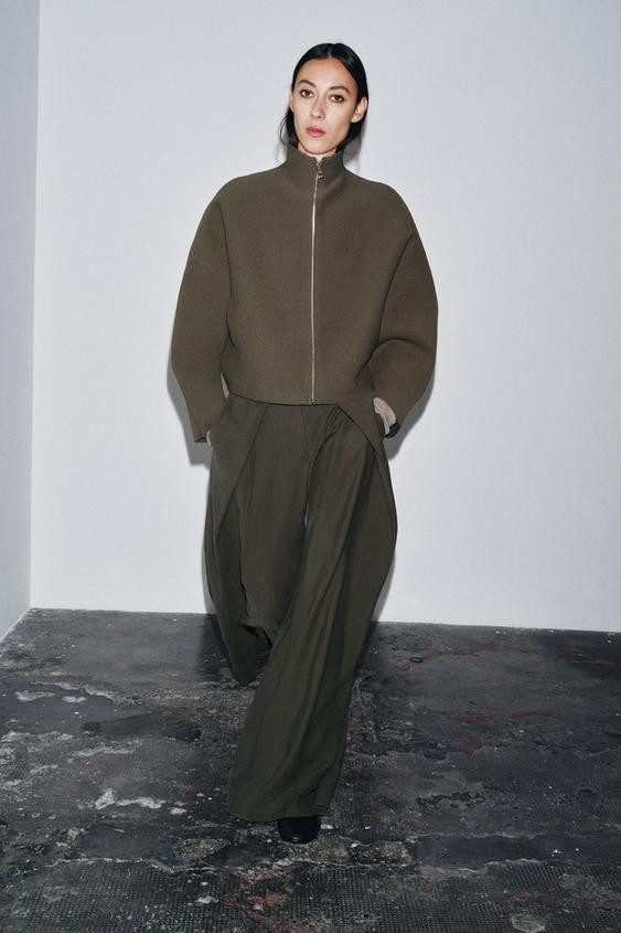 KNIT ZIP-UP JACKET | Zara US