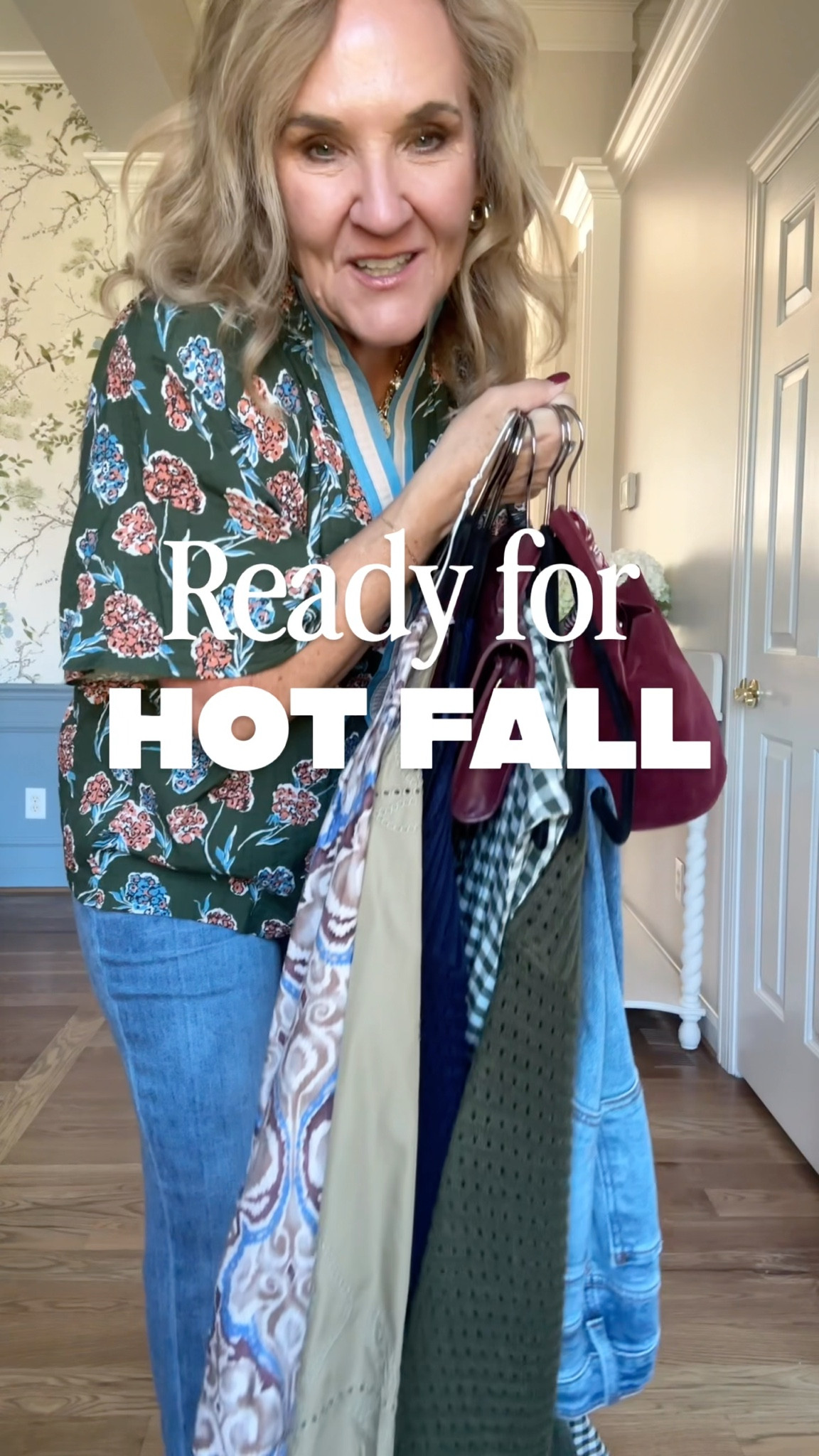 Ready for hot fall! 15% off code good 1 time NANETTE15
Blouse and jeans and dresses that you can wear right now with your sandals and later with boots 
I’m wearing a size medium in the dresses and tops 
I size down to a six in the jeans. They are by.  Kut from the kloth and they do run back

#LTKSeasonal #LTKOver40 #LTKFindsUnder100