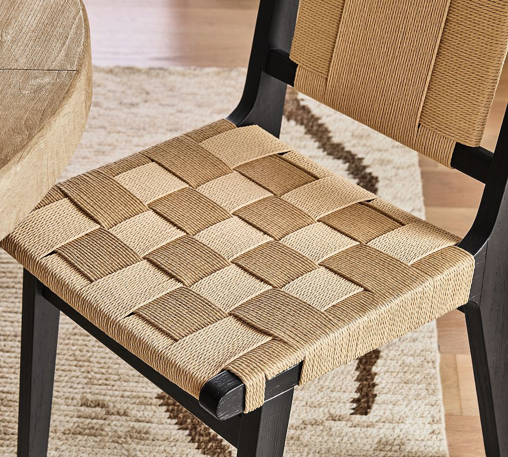 Fenton Woven Dining Chair | Pottery Barn (US)