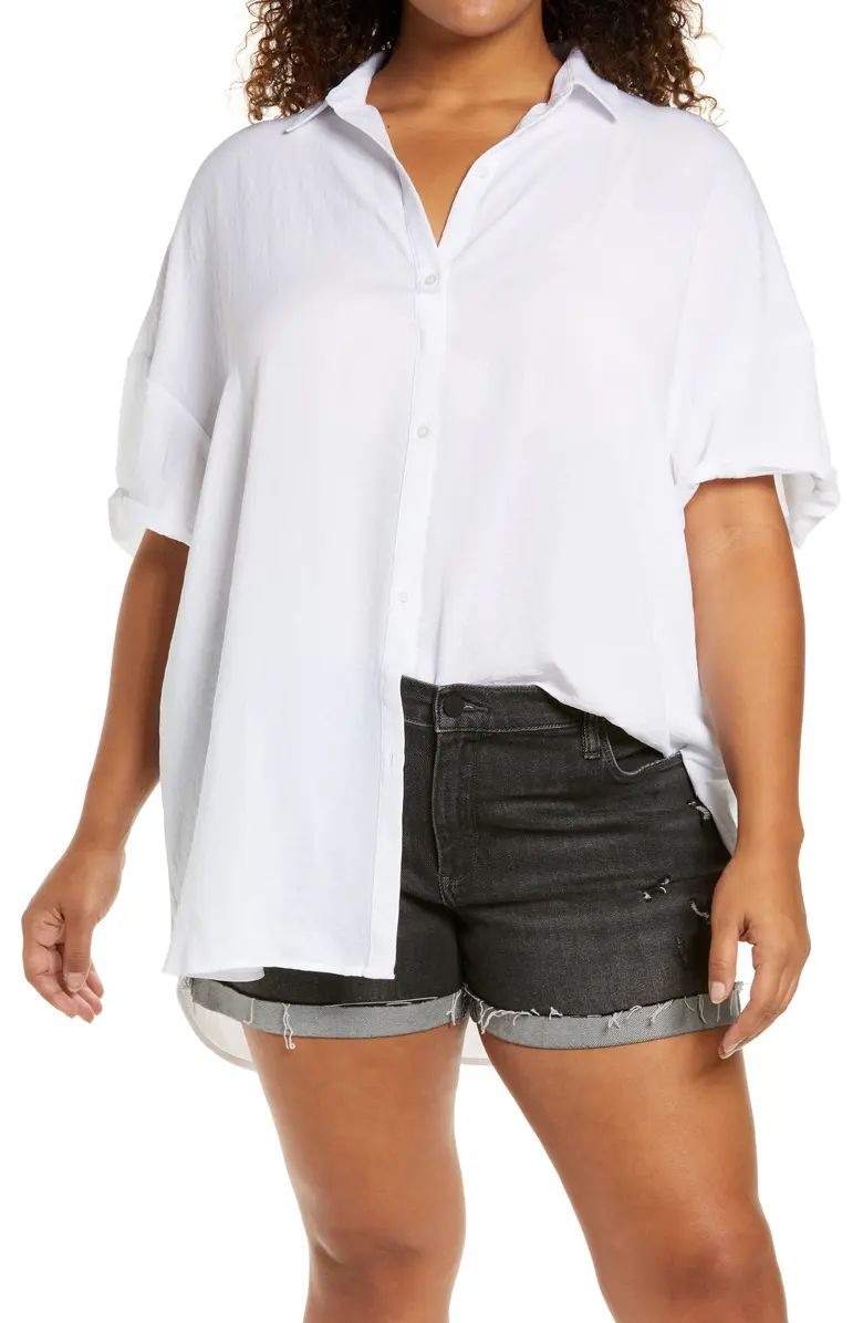 Button-Up Tunic Shirt | Nordstrom