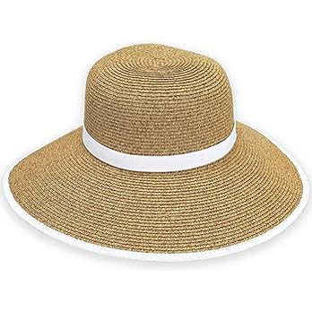 Sun 'N' Sand French Laundry Straw Sun Hats for Women - Backless, Foldable, and Packable Hat - Bea... | Amazon (US)