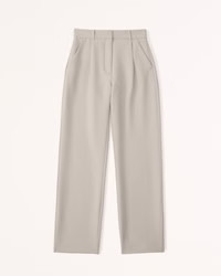 Tailored Relaxed Straight Pant | Abercrombie & Fitch (US)