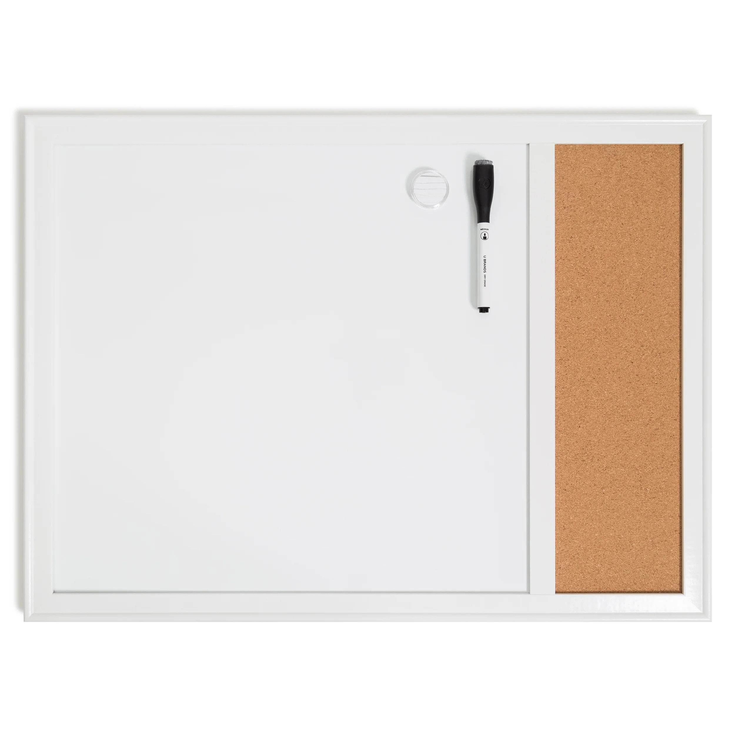 U Brands Combo Board, Whiteboards, 17" x 23" x 0.98", Office, Easy Clean, 5304U - Walmart.com | Walmart (US)