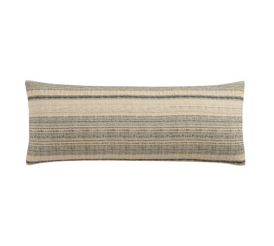 Striped Lumbar Pillow | Pottery Barn (US)