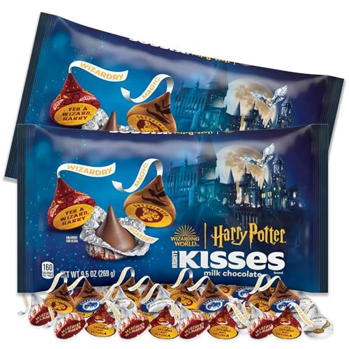 Snackivore Harry Potter Candy Chocolate Kisses Set of 2 x Chocolate Kisses 9.5oz Bags. Harry Potter Chocolate Kisses, Harry Potter Snacks, Chocolate Kisses Harry Potter, Harry Potter Kisses | Amazon (US)
