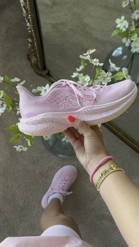 Pink hoka sneakers 😍
True to size 
Set small

#LTKGiftGuide #LTKFindsUnder100 #LTKShoeCrush